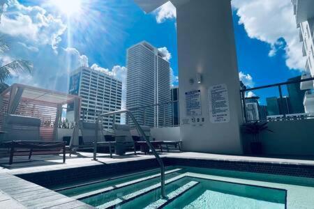 Heart Of Downtown Miami Studio Pool & Gym Apartment ภายนอก รูปภาพ